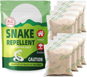 Snake Repellent Outdoor, Snake Repellent for Yard Powerful, Natural Snake Repellant Indoor Pet Safe, Keep Snakes Away, Snake Deterrent for Garden and Home, Snake Out-8Pouches